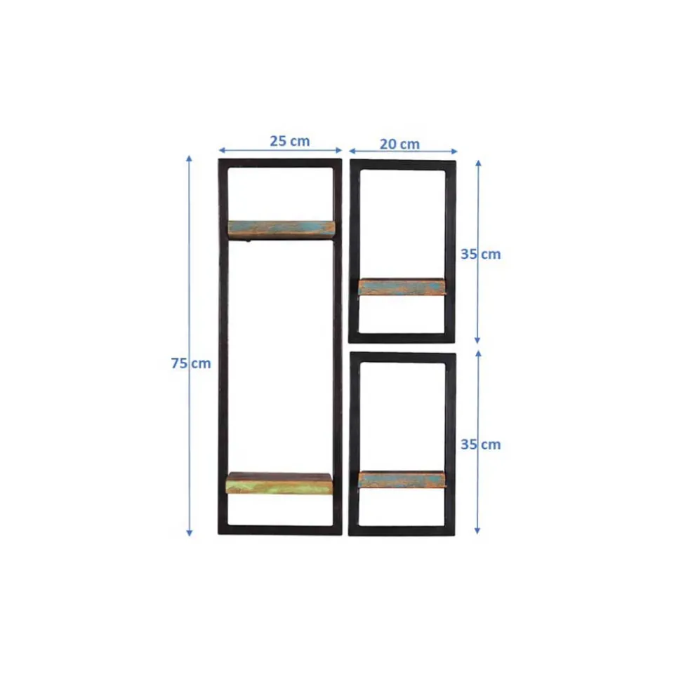 Regal Kombi im Shabby Chic Stil - Jamaica (dreiteilig)