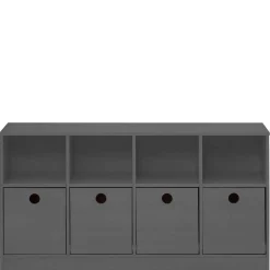 Regal mit 4 Fächern und 4 Boxen - Buleta