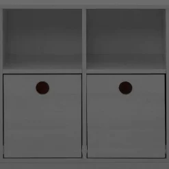 Regal mit 4 Fächern und 4 Boxen - Buleta