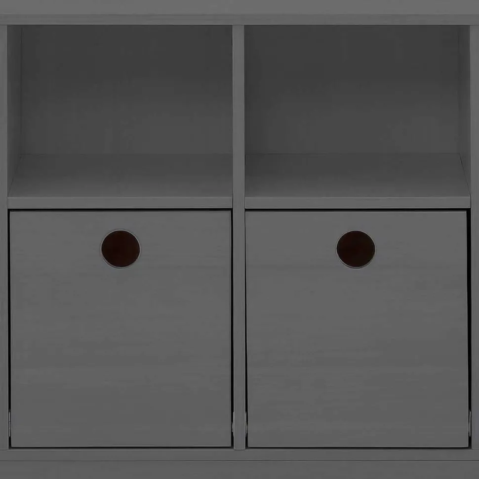 Regal mit 4 Fächern und 4 Boxen - Buleta