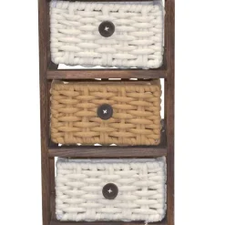 Regal mit Körben aus Kordel Geflecht - Owiconta