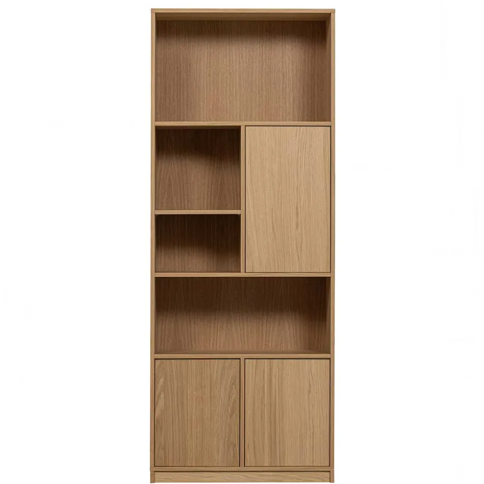 Regal mit vier Fächern und drei Türen - Ewana