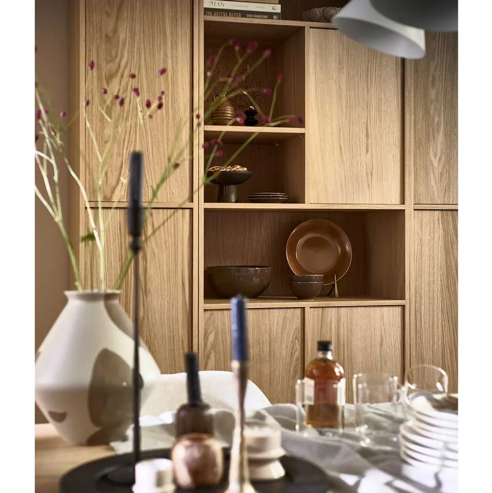 Regal mit vier Fächern und drei Türen - Ewana