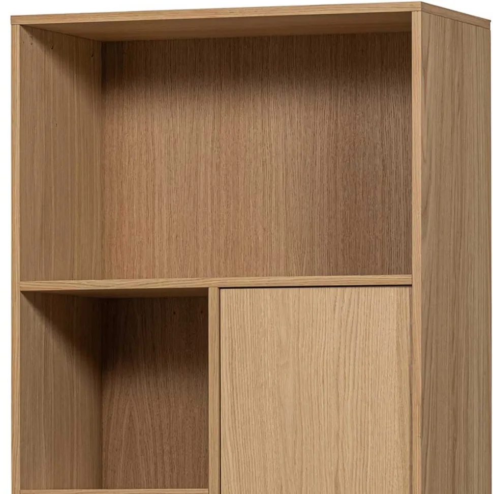 Regal mit vier Fächern und drei Türen - Ewana