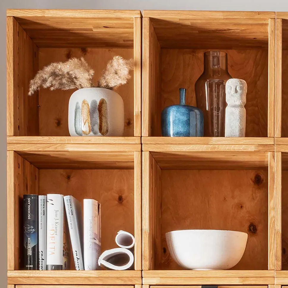 Regal Schrank Wand Möbel Kombi - Iljona (zwanzigteilig)