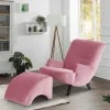 Relaxsessel in Rosa Samtvelours - Jily