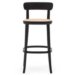 Retro Barstuhl mit Wiener Geflecht Sitz - Pulany (2er Set)