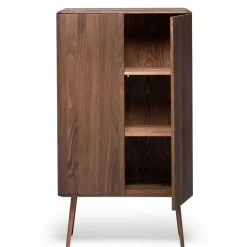 Retro Chic Highboard aus Nussbaum - Rivossa