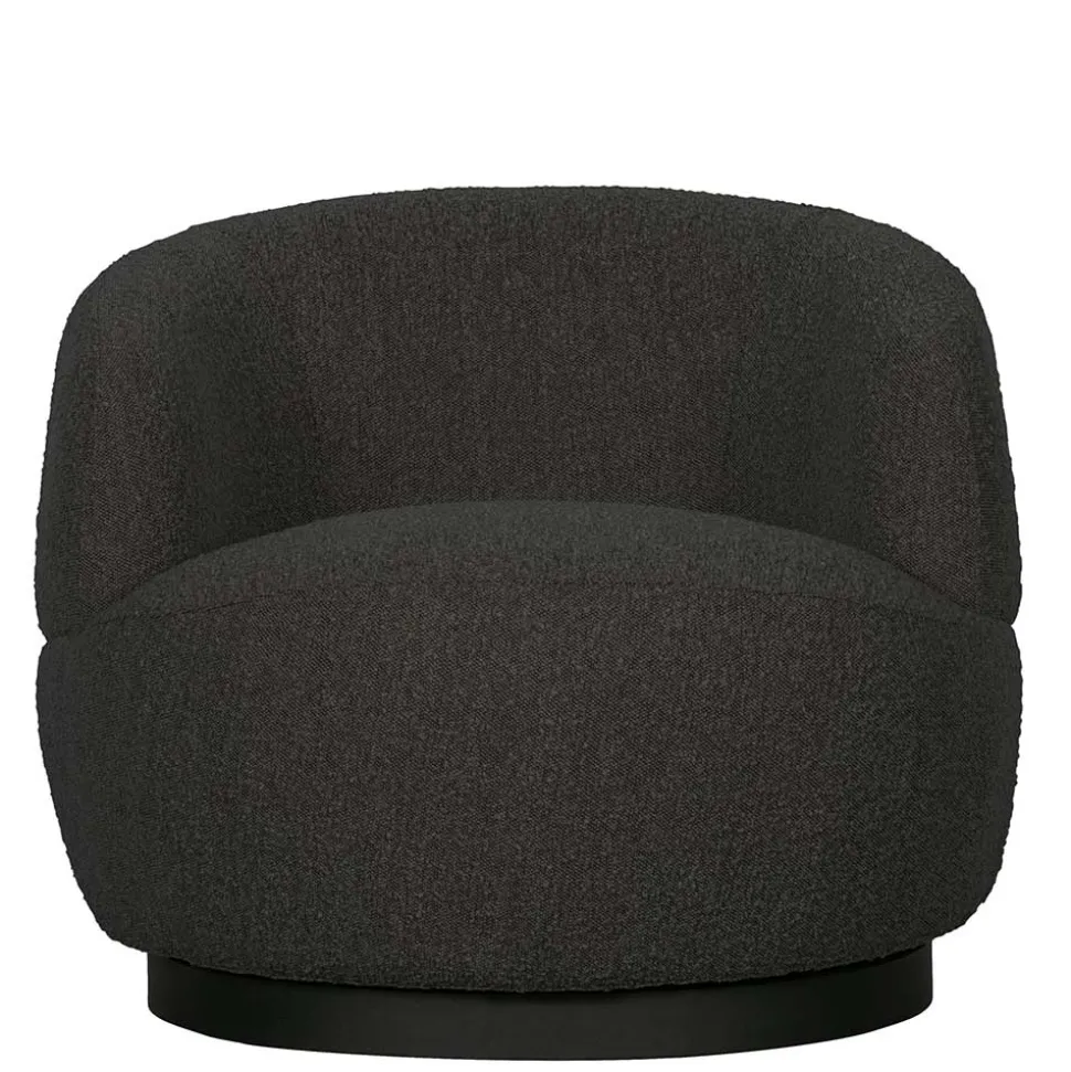 Retro Design Sessel aus Boucle Stoff - Fronco