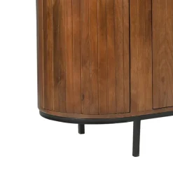 Retro Design Sideboard aus Mangoholz - Galadira