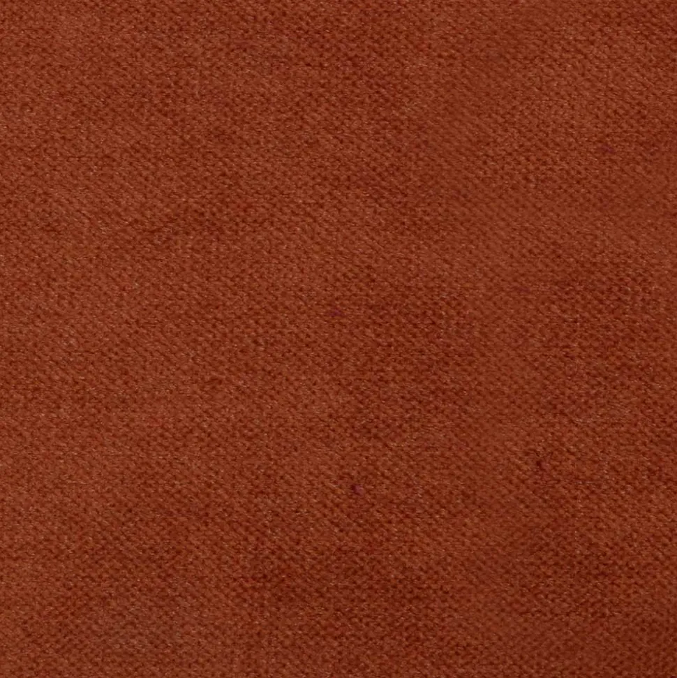 Retro Designsessel in Rost Braun Samt - Naryon