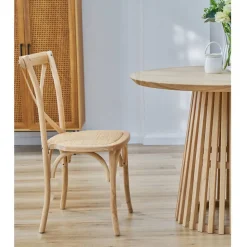 Retro Kaffeehausstühle in Natur - Pig (2er Set)