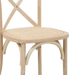 Retro Kaffeehausstühle in Natur - Pig (2er Set)