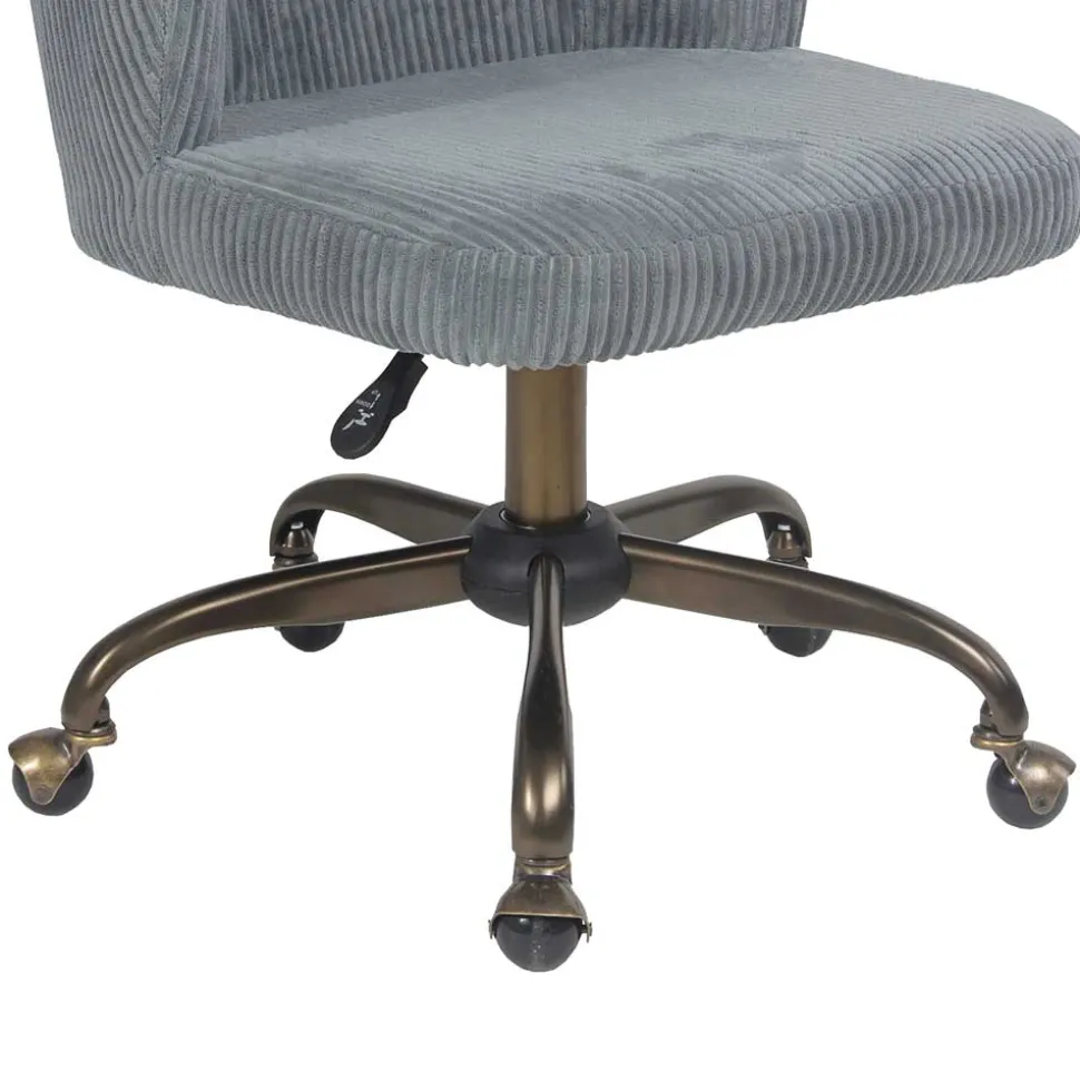 Retro Schreibtischstuhl in Grau - Tropica