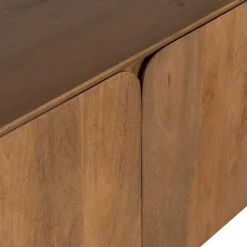 Retro TV Kommode aus Mangobaum Massivholz - Ambros