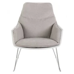 Retrosessel mit Chrom Bügelgestell - Harukivo (2er Set)