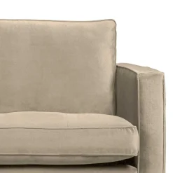 Retrosofa mit drei Sitzplätzen in Khaki - Afeiro