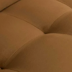 Retrostil Samtsessel in Honigfarben - Saguan I