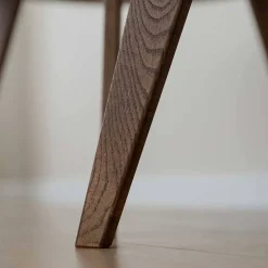 Retro-Wohnzimmertisch aus braun geöltem Eichenholz - Borganel