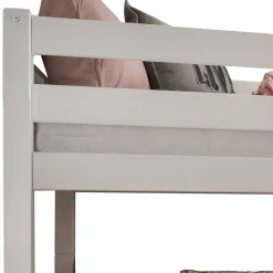 Robustes Etagenbett in Weiß - Polar