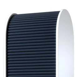 Rolladenschrank Penal in Schwarz und Weiß