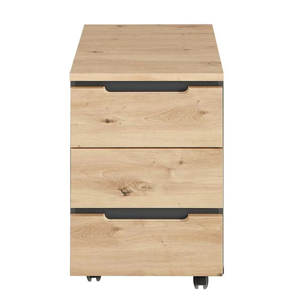 Rollcontainer mit drei Soft Close Schubladen - Kuetra