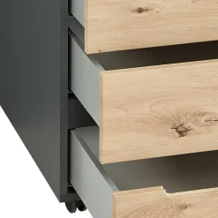 Rollcontainer mit drei Soft Close Schubladen - Kuetra