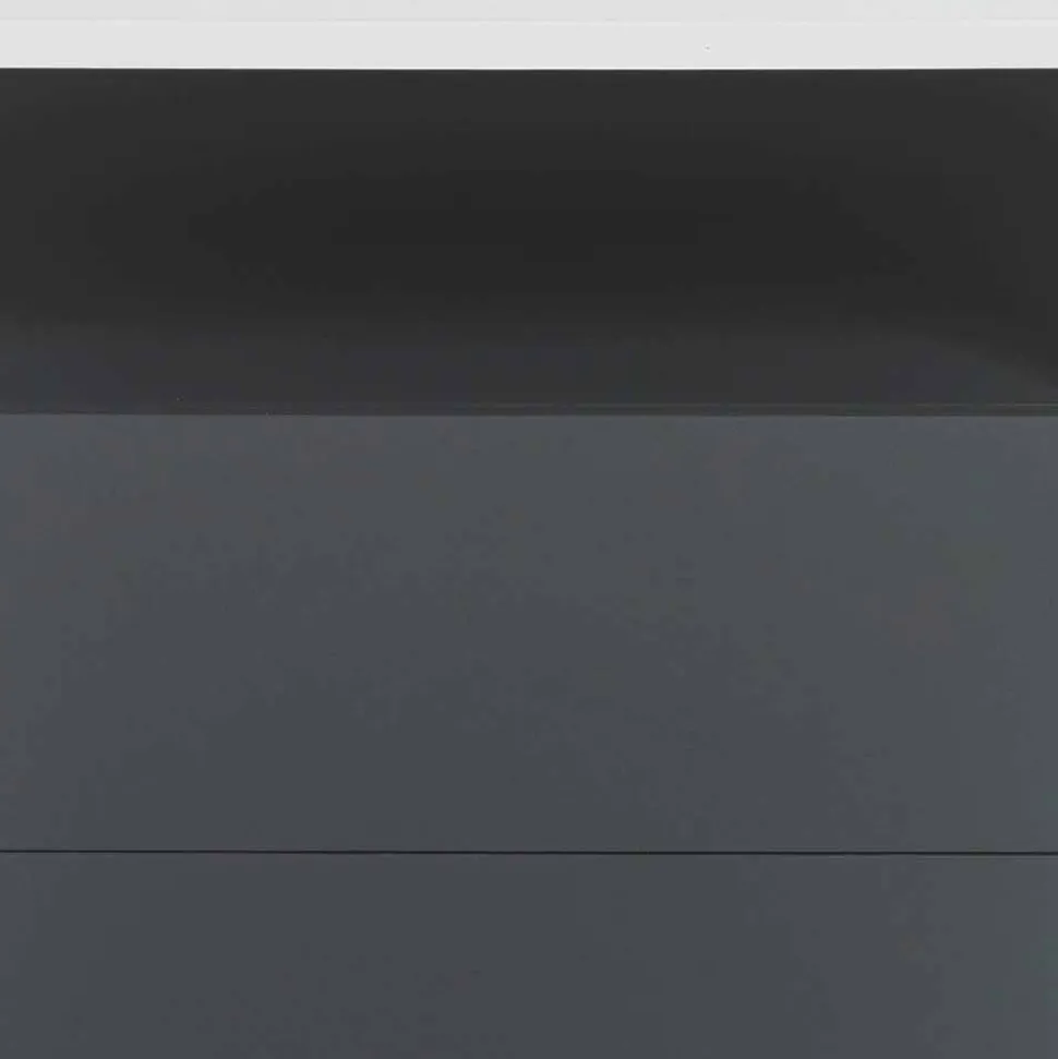 Rollcontainer Mondsieur in Weiß Anthrazit