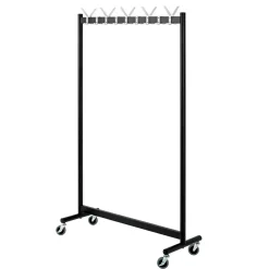 Rollgarderobenständer auf Gummirollen - Austral