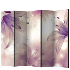 Romantik Paravent mit Lilien Motiv - Narela