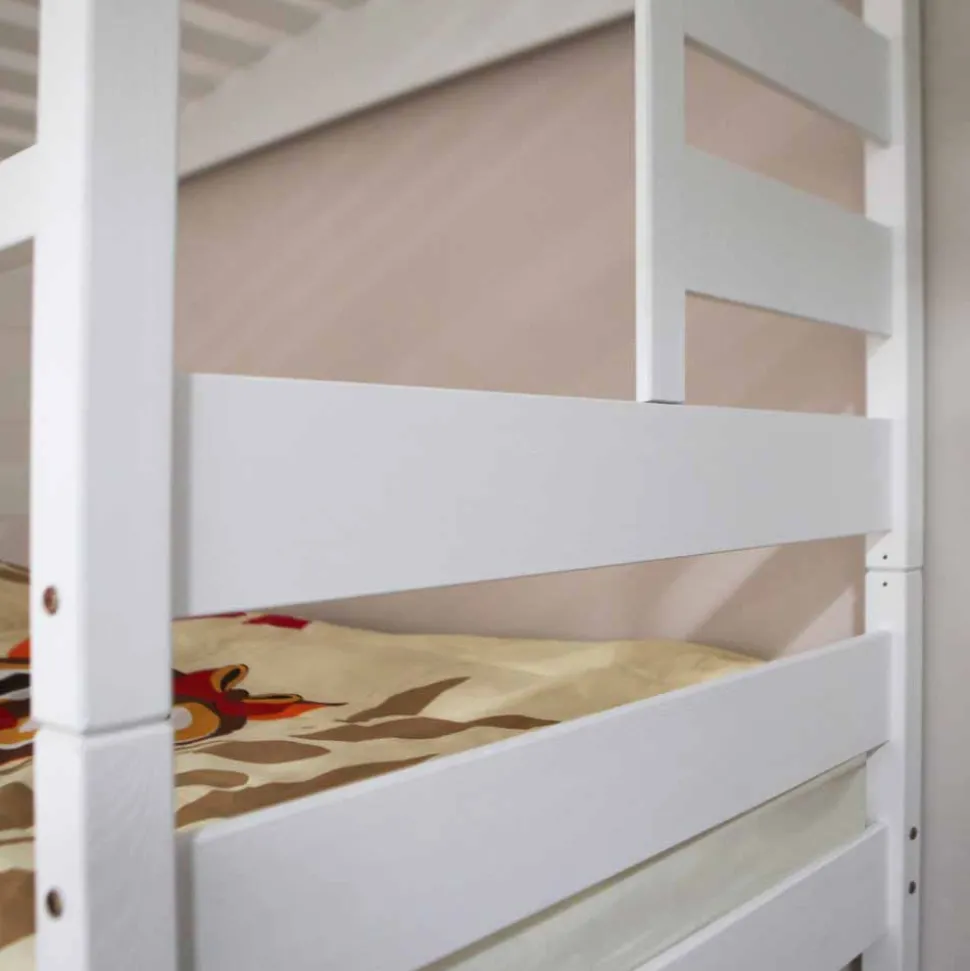 Rosafarbenes Prinzessin-Kinderbett Mantua mit Stauraum