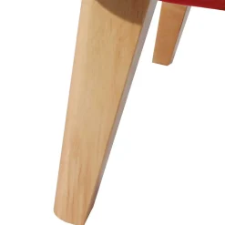 Roter Ohrensessel aus Samtvelours - Celona