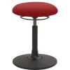 Roter Pendelhocker durch Gasdruck höhenverstellbar - Zurico