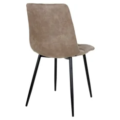 Räuchereiche Tisch & 6 Polsterstühle - Omy (siebenteilig)