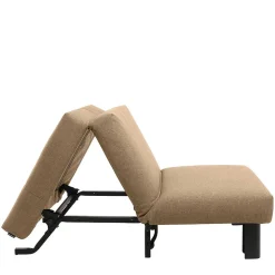 Ruhesessel in Beige Stoff - Ofreda