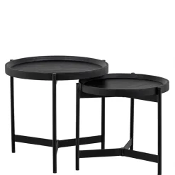 Runde Beistelltische mit Dreifußgestell - Johny (zweiteilig)