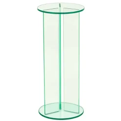 Runde Blumensäulen aus Glas - Shivan (dreiteilig)