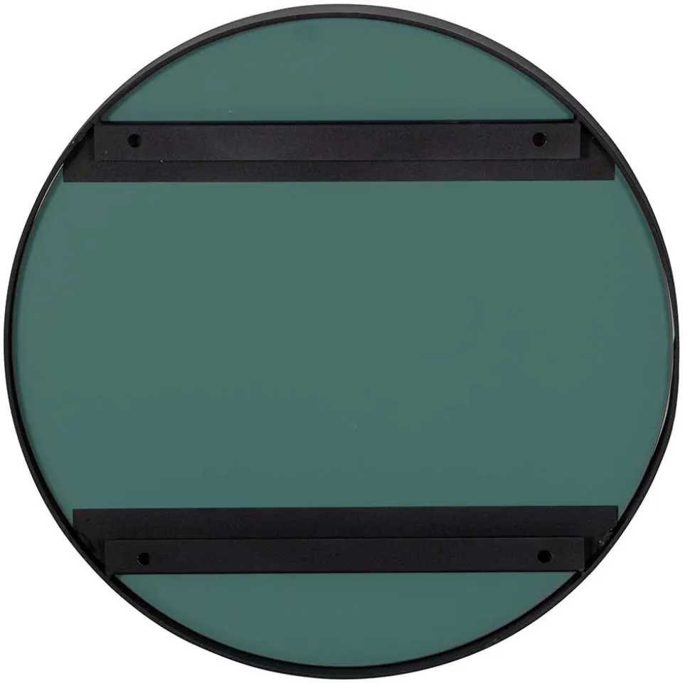 Runde Hängespiegel in Schwarz - Zyamonicus (2er Set)