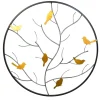 Runde Wanddeko Baum mit Vögeln - Azucar