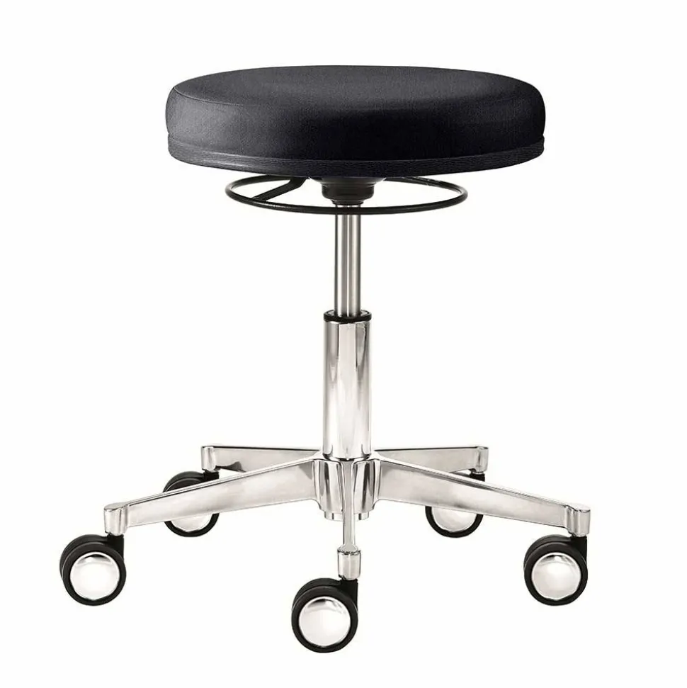 Runder Arbeitshocker mit großem Sitz - Modene