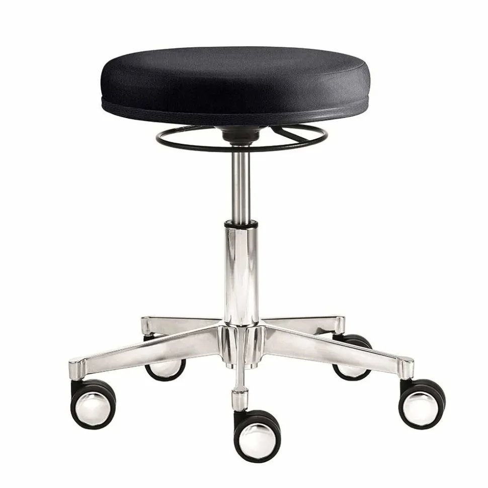 Runder Arbeitshocker mit großem Sitz - Modene