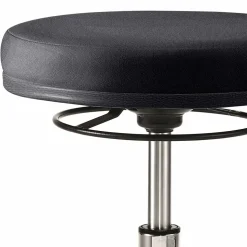 Runder Arbeitshocker mit großem Sitz - Modene