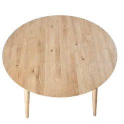 Runder Ausziehtisch aus Wildeiche - Venice