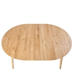 Runder Ausziehtisch aus Wildeiche - Venice