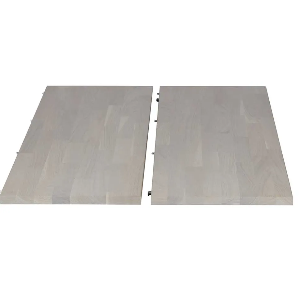 Runder Ausziehtisch in Eiche Bianco - Guern