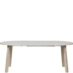 Runder Ausziehtisch in Eiche Bianco - Guern