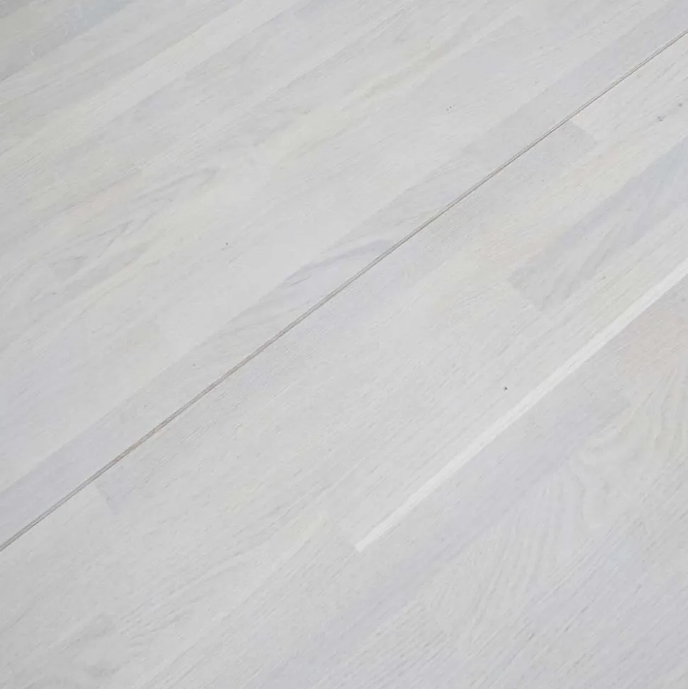 Runder Ausziehtisch in Eiche Bianco - Guern