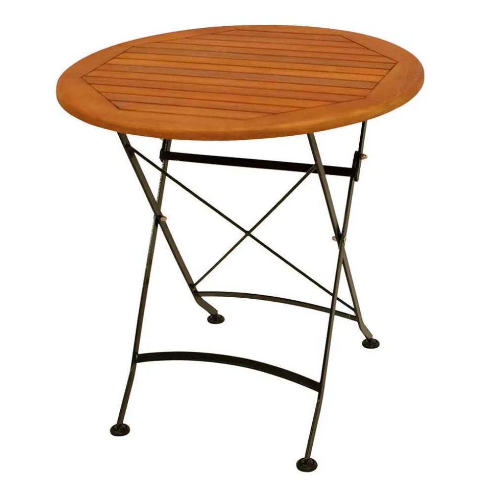 Runder Balkonklapptisch & 2 Klappstühle - Jemzon (dreiteilig)