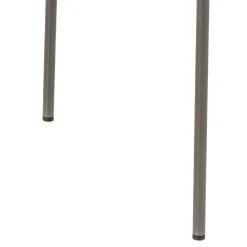 Runder Beistelltisch in Braun & Weiß & Grau - Parcelov