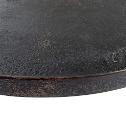 Runder Couchtisch aus Schichtholz & Metall - Niova